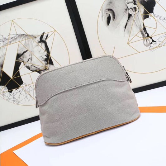 HERM Medium Bolide Travel Case In Grey Cotton