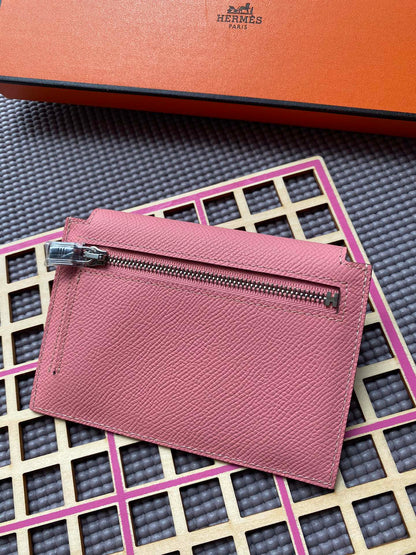 HM Kelly Pocket 13.5 Pink Epsom Shw