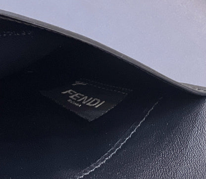 PEEKABOO ISEEU 27 IN BLACK SMOOTH CALFSKIN WITH WOVEN TRIM GOLD HARDWARE