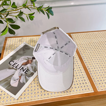 BASEBALL HAT IN WHITE JACQUARD FABRIC 219954