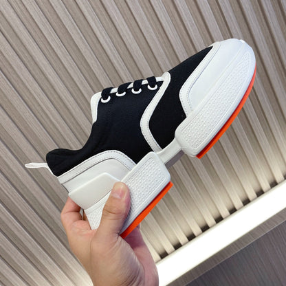 GIGA SNEAKER BLACK MIX WHITE SUEDE