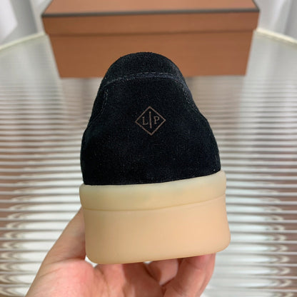 LP RETRO SUMMER WALK LOAFERS BLACK SUEDE