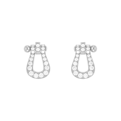 FORCE 10 FULL DIAMOND STUD EARRINGS MINI MODEL