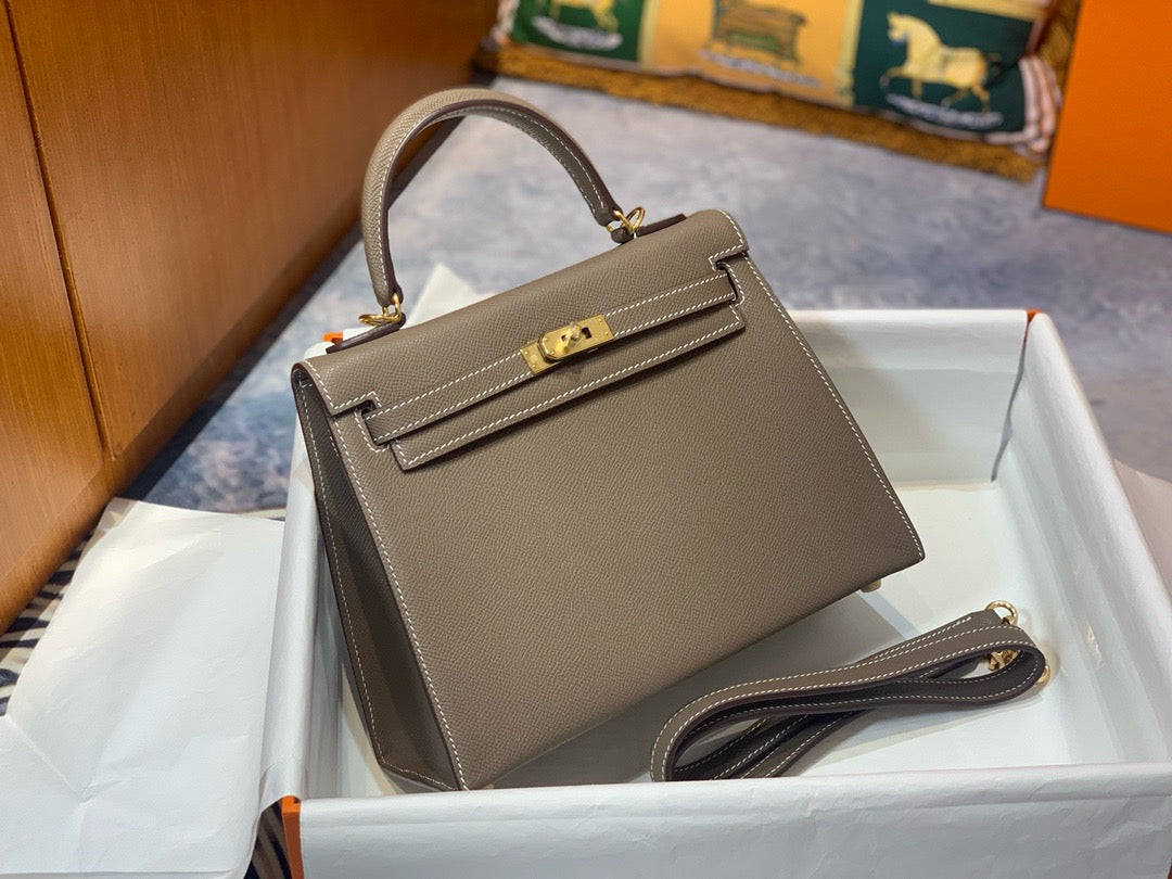 HERM Kelly 25cm, Etoupe, Epsom
