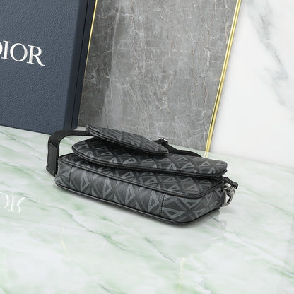 CD Diamond Messenger Bag