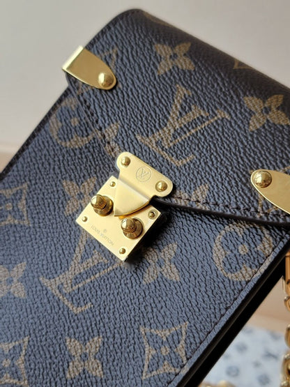 1V Monogram Phone Pouch