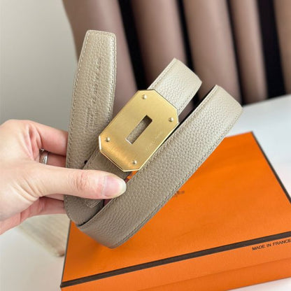 HERM Neo Reversible Belt 32MM in Trench Clemence Leather