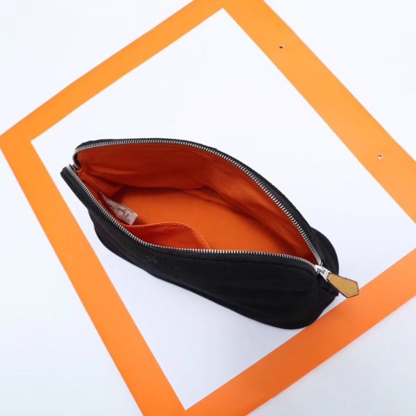 HERM Medium Bolide Travel Case In Black Cotton