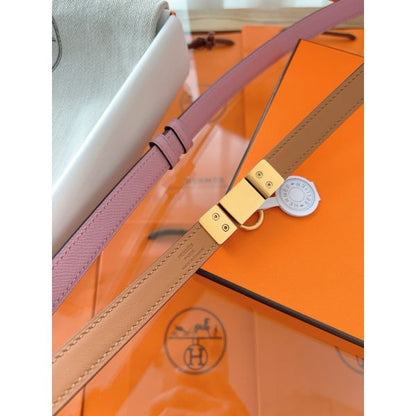 HERM Rivale 18 Belt in Mauve Sylvestre Epsom Calfskin