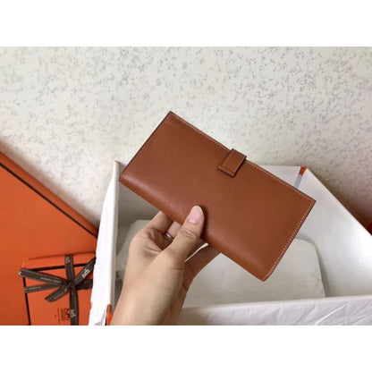 HERM Gold Swift Bearn Gusset Wallet