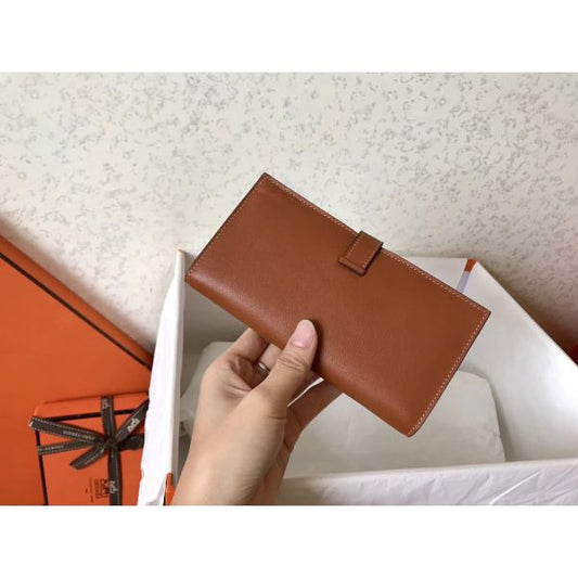 HERM Gold Swift Bearn Gusset Wallet