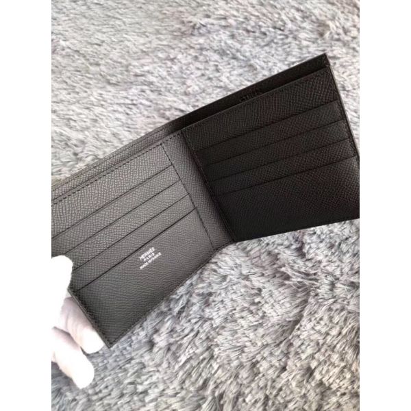 HERM Black MC¬≤ Copernic Compact Wallet