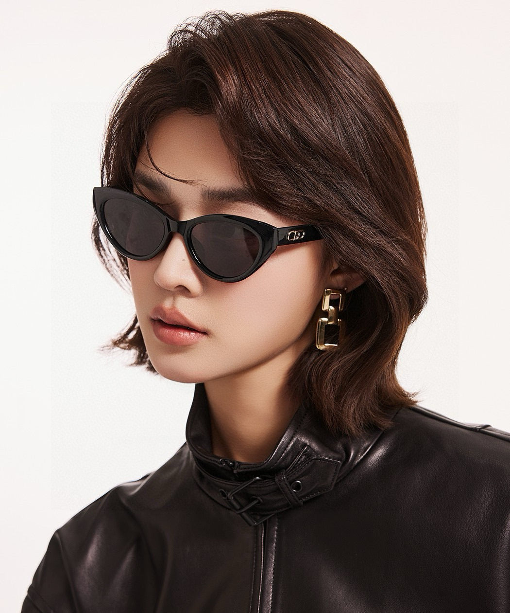 CAT EYE SUNGLASS D4109 IN ACETATE