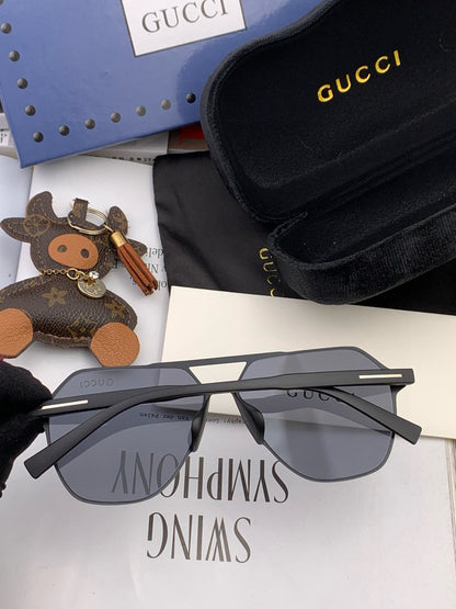 LOW NOSE BRIDGE FIT SUNGLASSES G3807 IN METAL