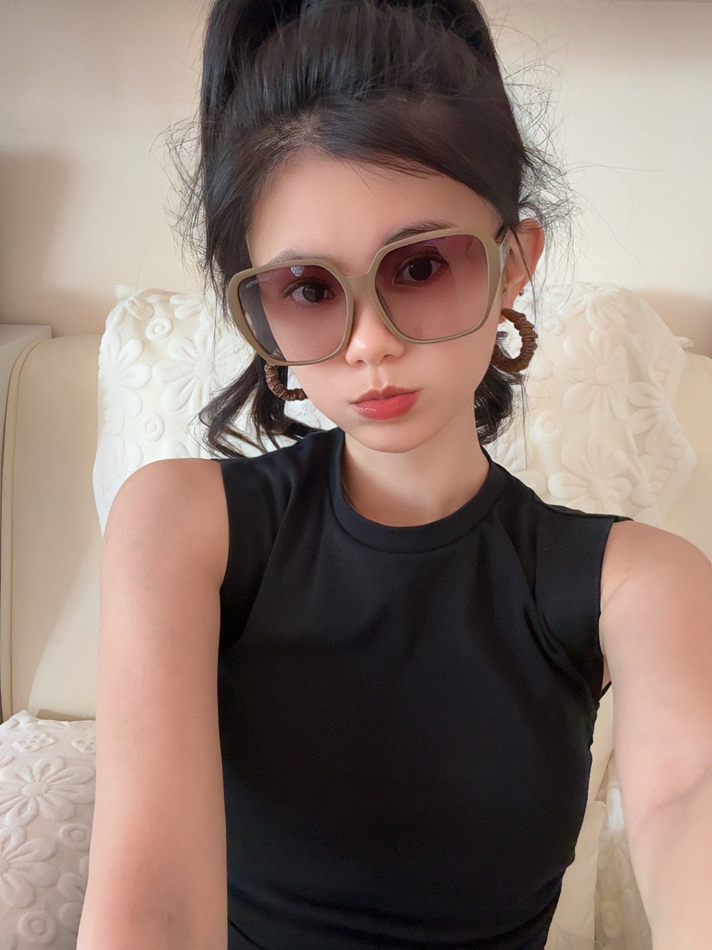 SIGNATURE ROUND SUNGLASSES L3305 IN ACETATE