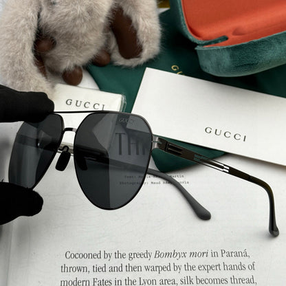 AVIATOR FRAME SUNGLASSES G5882 IN METAL