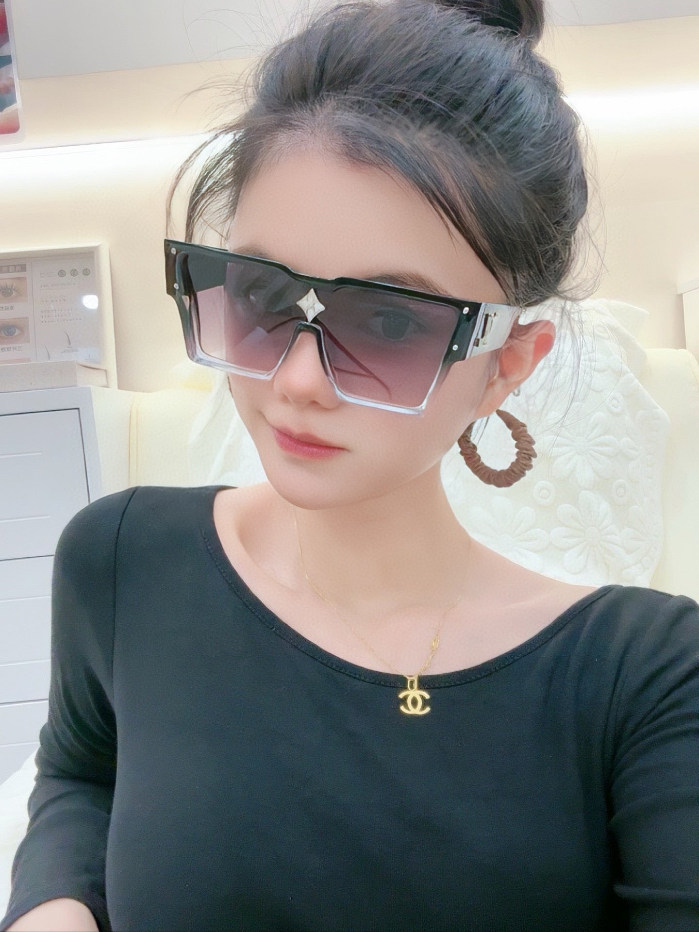 CYCLONE SUNGLASS L7600 IN ACETATE FRAME