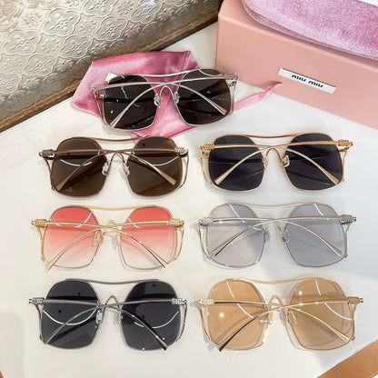 LOGO SUNGLASSES MUA58 IN METAL