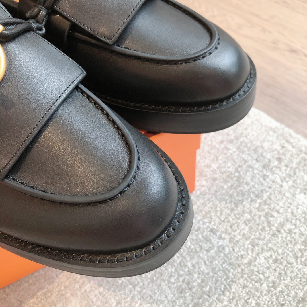 IMPACT LOAFER 25 BLACK CALFSKIN