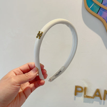 WHITE FABRIC HAIRBAND 425457