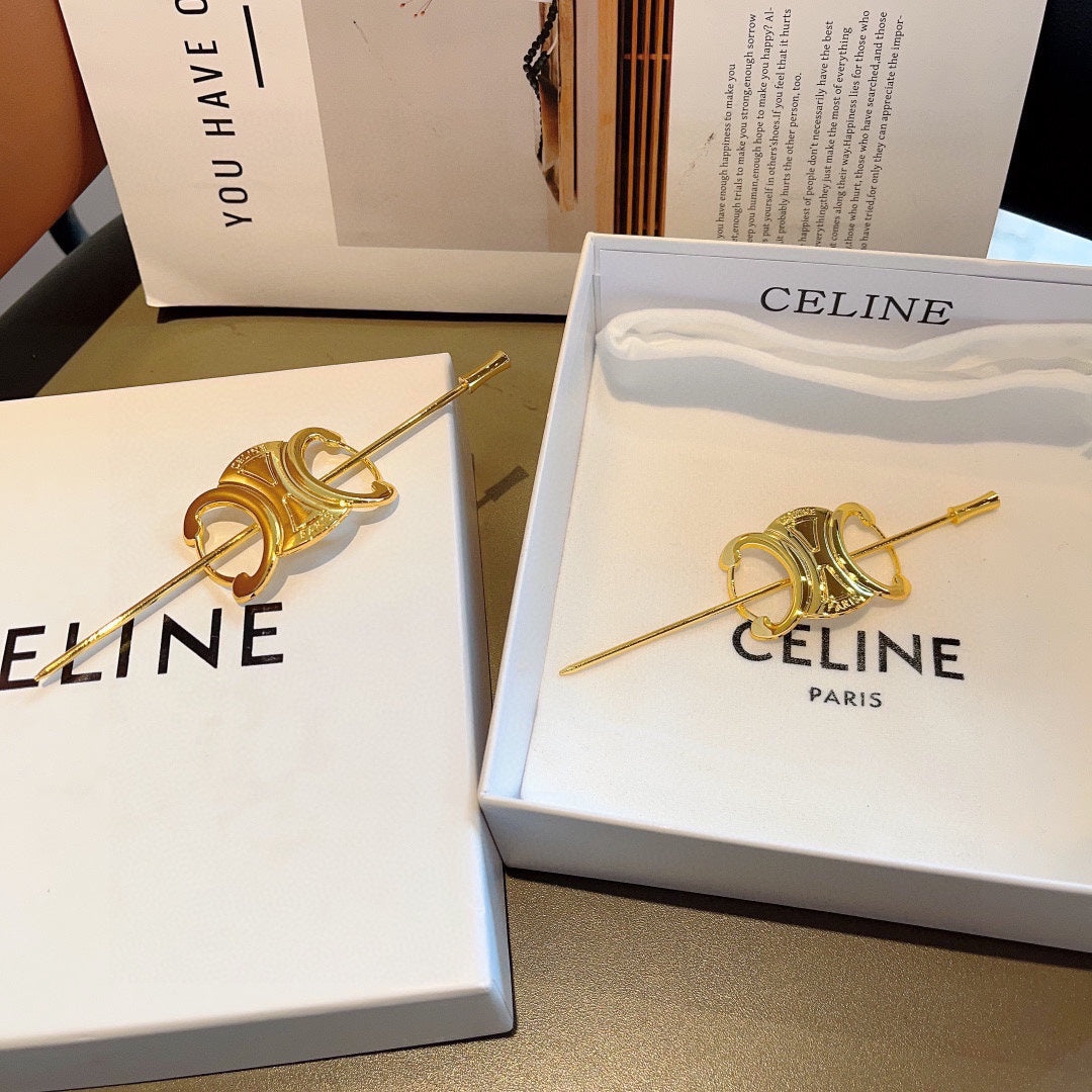 GOLD METAL HAIRPIN 425469