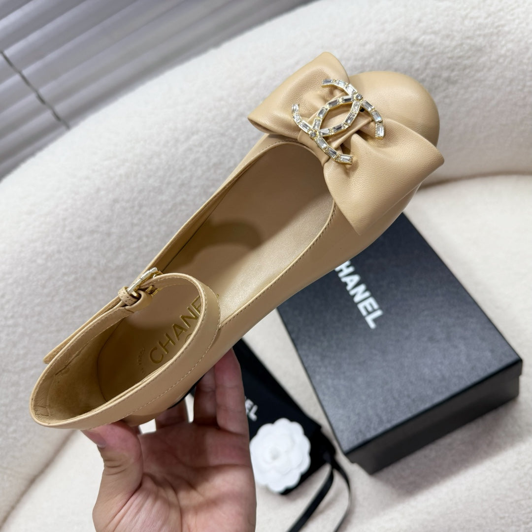 MARY JANE SHOES IN TORTILLA BROWN LAMBSKIN