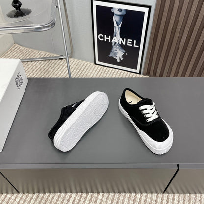 TERRA VULCA LACE-UP SNEAKER IN BLACK SUEDE