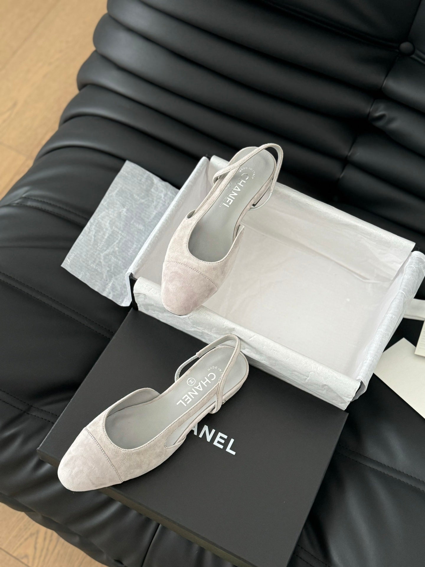 CLASSIC SLINGBACK GREY CLOUD SUEDE