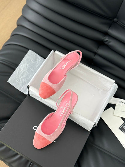 CLASSIC SLINGBACK LIGHT PINK SUEDE
