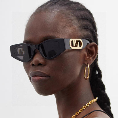 FF DIAMONDS CAT-EYE FRAME SUNGLASSES 557149 IN ACETATE