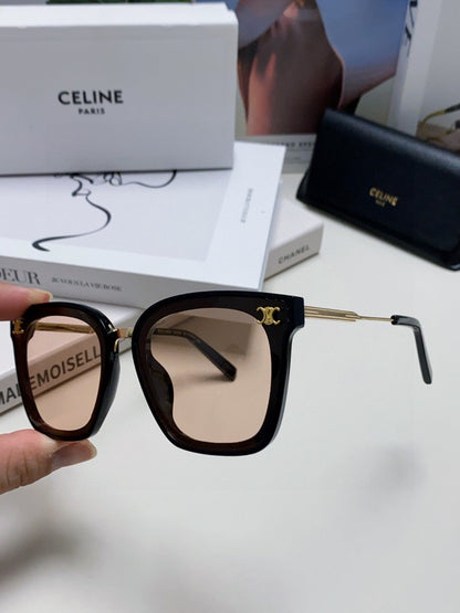 TRIOMPHE SUNGLASSES 548589 IN BLACK ACETATE GRADIENT SMOKE LENSES