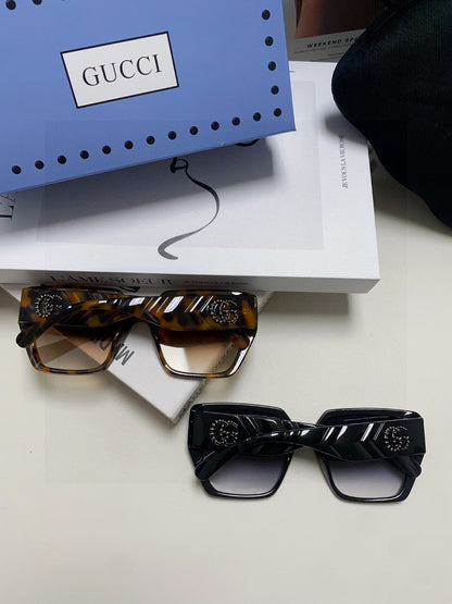 SQUARE FRAME SUNGLASSES 570209 IN ACETATE
