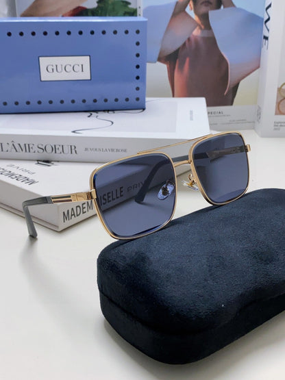 SQUARE FRAME SUNGLASSES 576880 IN METAL