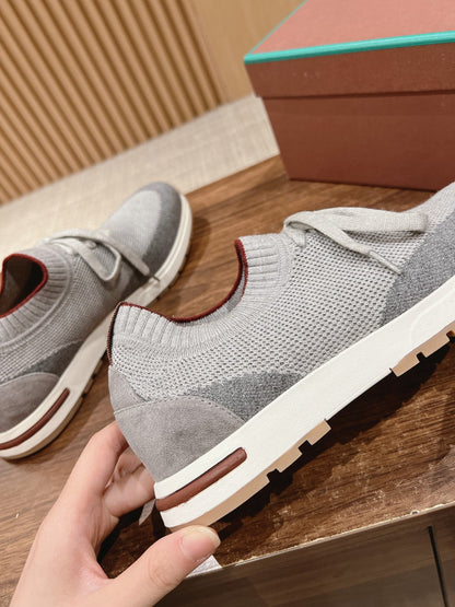 LP BASIC 360 FLEXY WALK SNEAKER LIGHT GRAY AND GRAY FABRICS