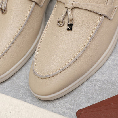 LP SUMMER CHARMS WALK LOAFERS BEIGE LAMBSKIN